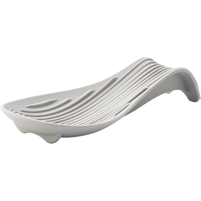 Hemasa Silicone Spoon Holder /Kitchen Spoon/ Rest Utensil Heat Resistant Storage Shelves Kitchen Cooking Tools Kitchen Accessories