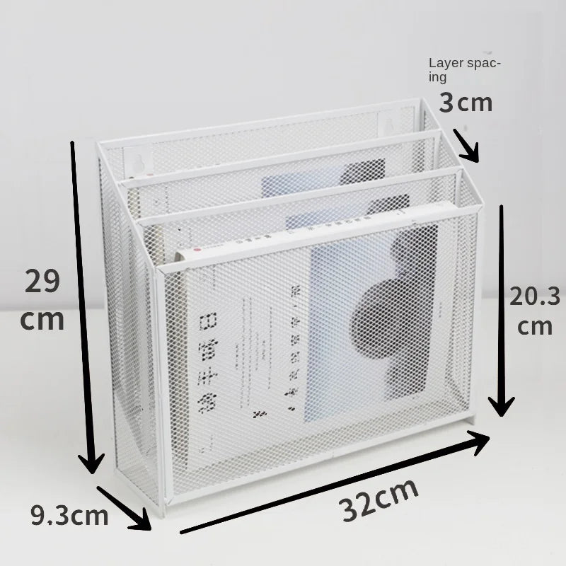 Hemasa Mind Reader Vertical File Storage, Desktop Organizer, Workspace, Office,