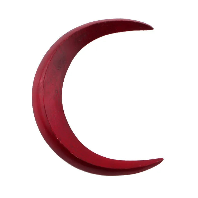 Hemasa Carved Crescent Moon Wooden Hair Stick for Women