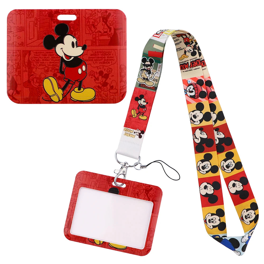 Hemasa Credential Holder Cartoon Lanyards for Key Neck Strap for Card Badge Gym Keychain Keyring Accessories Gifts
