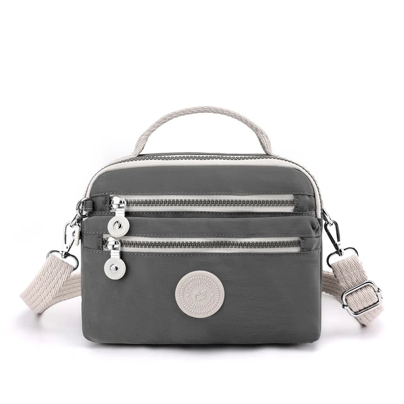 Tejesa  Double Layers Women Small Handbag  / Female Shoulder Bag Multi pockets Gilrs Shopping Messenger Bag