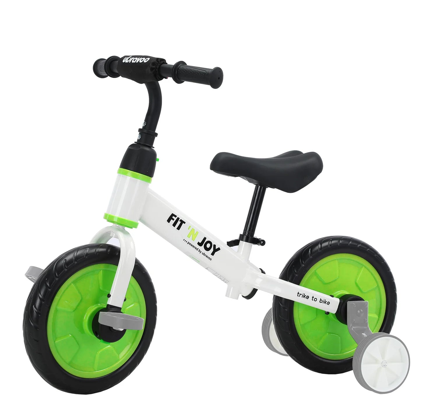 Toddler Training Bicycle for Boys Girls 2-4, 4-in-1 Kids Balance Bike with Pedals & Training Wheels