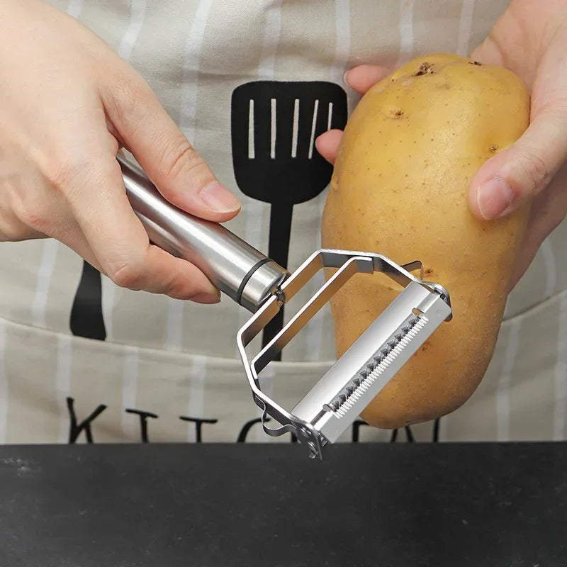 Hemasa Stainless Steel Peeler Fruit Vegetable Melon Potato Carrot Cucumber Multifunction Grater Julienne Peeler Slicer Kitchen Tool