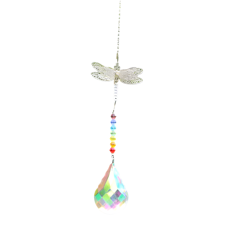 Hemasa 1PCS AB Crystal Suncatchers/Dragonfly Pendant/Window Decor Christmas Birthday Gifts