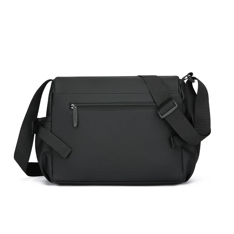 High Quality Soft PU Leather Men's Shoulder Bag Fashion Casual Messenger Bag A4 Book Document Bag Male