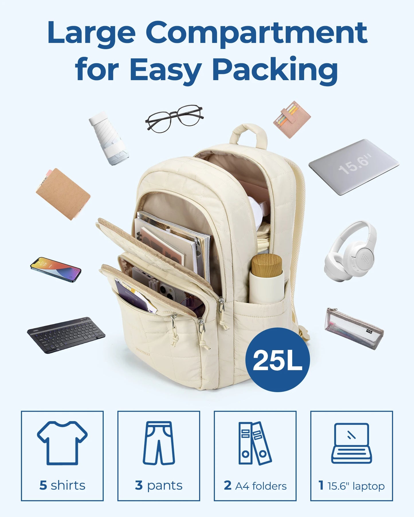 Hemasa  Waterproof  Laptop Backpack  for Women/ Fashion Bags for Teenage Girls