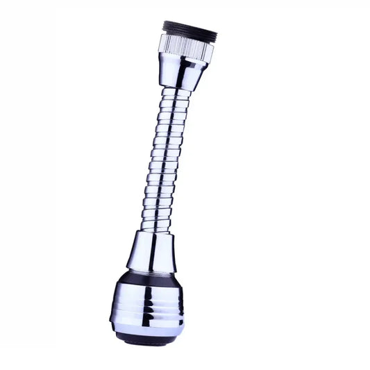 Hemasa Kitchen Gadgets 2 Modes 360 Rotatable Bubbler High Pressure Faucet Extender Water Saving pipe