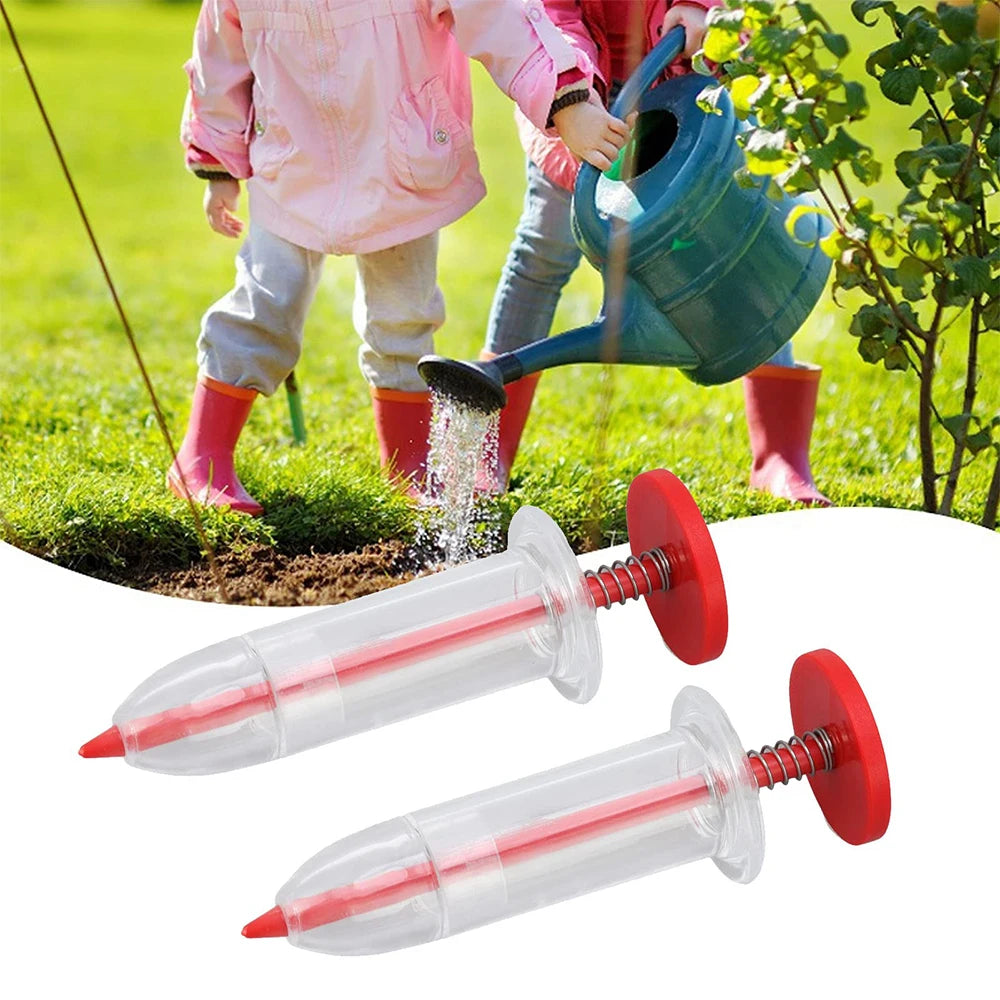 Tejesa 2 Mini Seeder Manual Seeder Small Seeder Adjustable Multi-functional Gardening Seed Planter Handheld Flower and Plant Sowing Tool