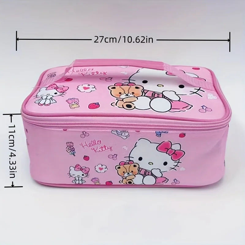Hemasa  Insulated Lunch Bag - Water-Resistant Canvas Cooler Box