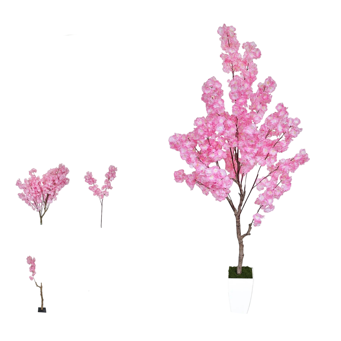 Tejesa 160-210CM Artificial cherry blossom tree plant Indoor outdoor Ornament fake plant for home wedding party living room decoration