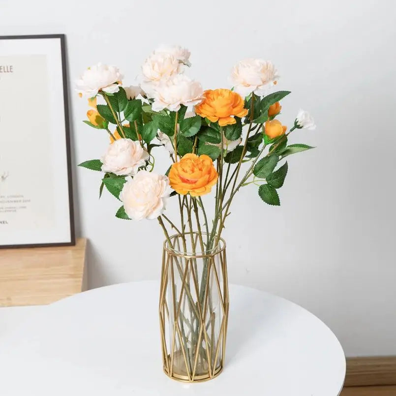 5/10pcs Long Stem Artificial Rose Bouquet Home Decoration Accessories Valentine's Day Fake Flower Photo Prop Wedding Holiday Diy