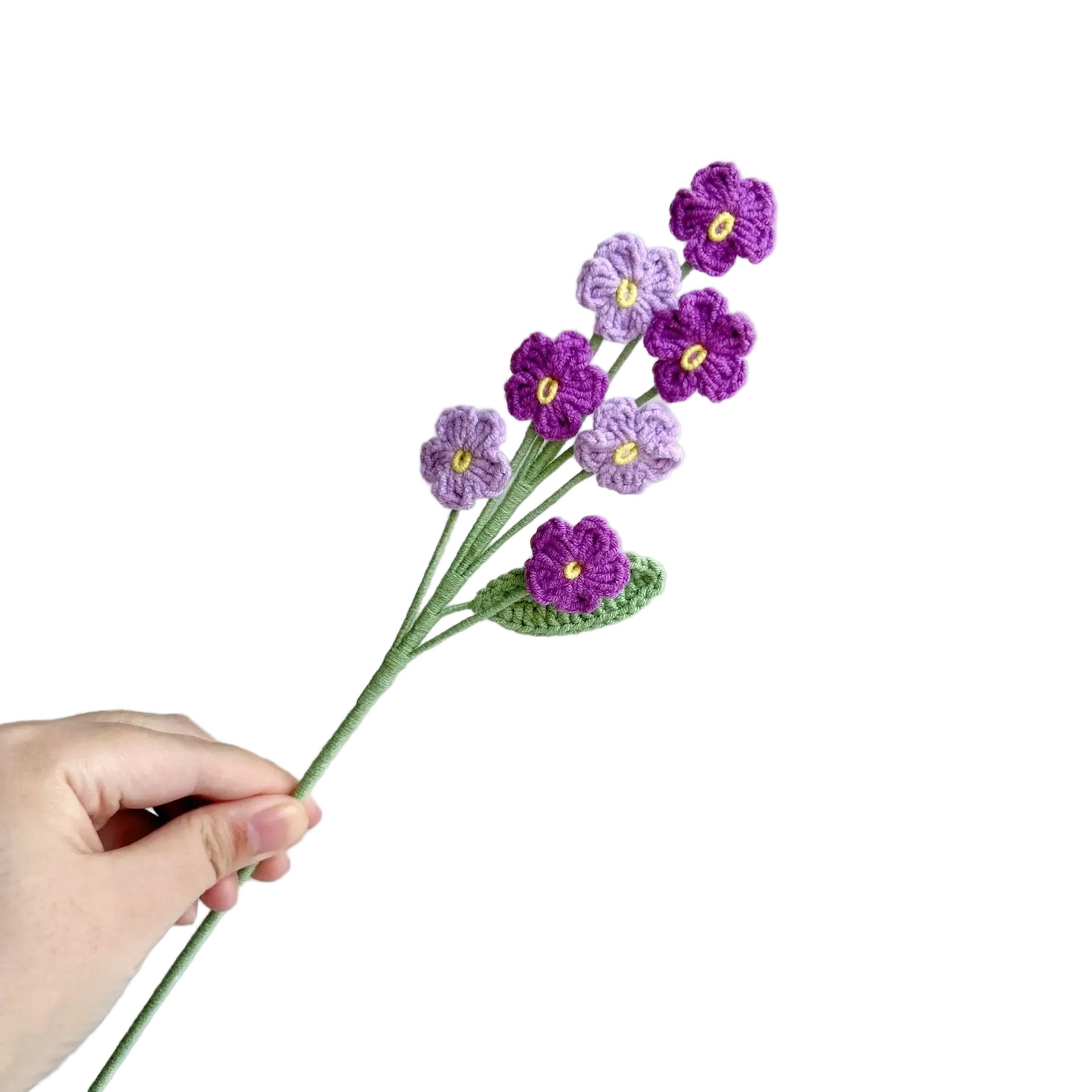 Hemasa  Crochet Flower Knitted Bouquet Decor /Mini Handwoven Flowers /Home