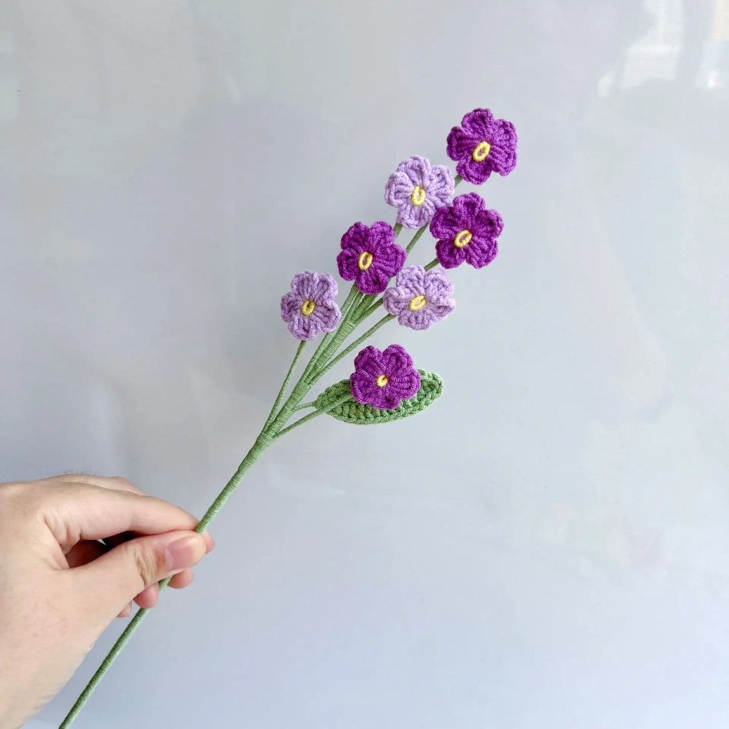 Hemasa  Crochet Flower Knitted Bouquet Decor /Mini Handwoven Flowers /Home