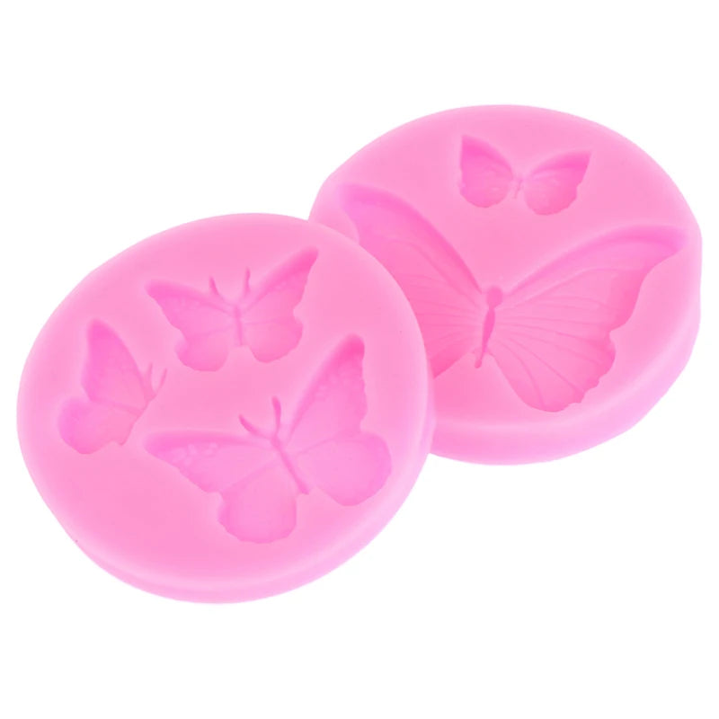 Candy Butterfly Mold Silicone Molds for Chocolate Mini Butterfly Fondant for DIY Chocolate Candy Cupcake Cake Topper Decoration