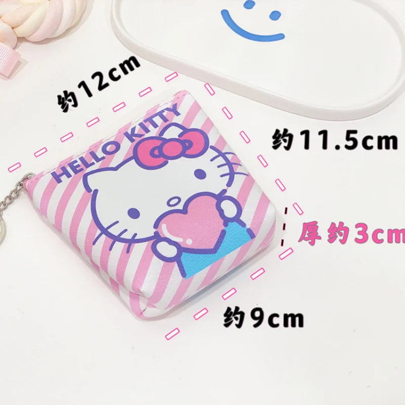 Hemasa Hello Kitty Cute Coin Purses /Girls cute wallet/ Keychains Case