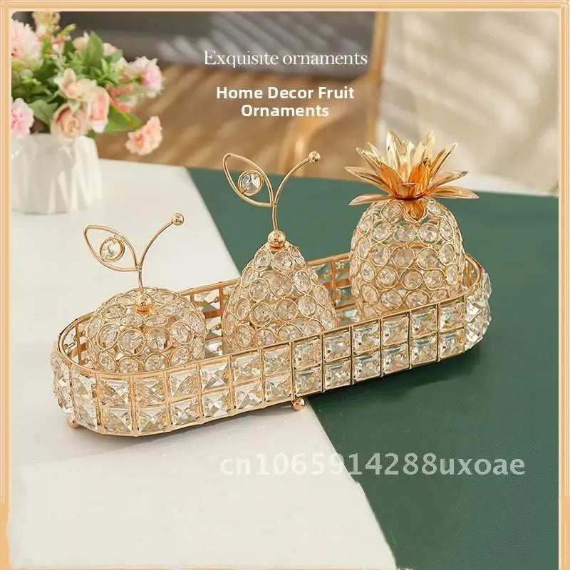 Hemasa  Crystal Crafts Apple Sydney Pineapple Style Home Decoration Decoration Scene Layout