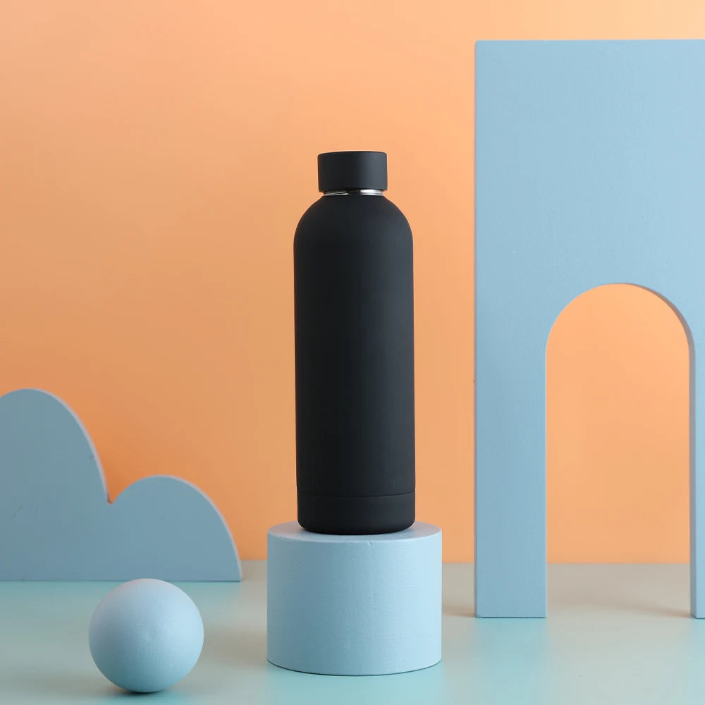 Hemasa 500ML Sports Water Bottle Stainless Steel Thermals Cup Double Wall /304 Vacuum Tumbler Office and Home Insulated Mug