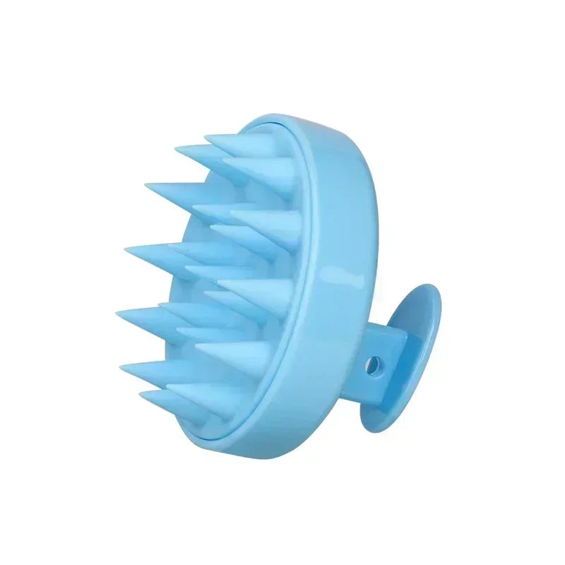 Plastic Silicone Massage Comb  Clean The Scalp Thoroughly Scalp Massage Easy Foaming Head Massage  Brush Bath Comb Brush Shampoo