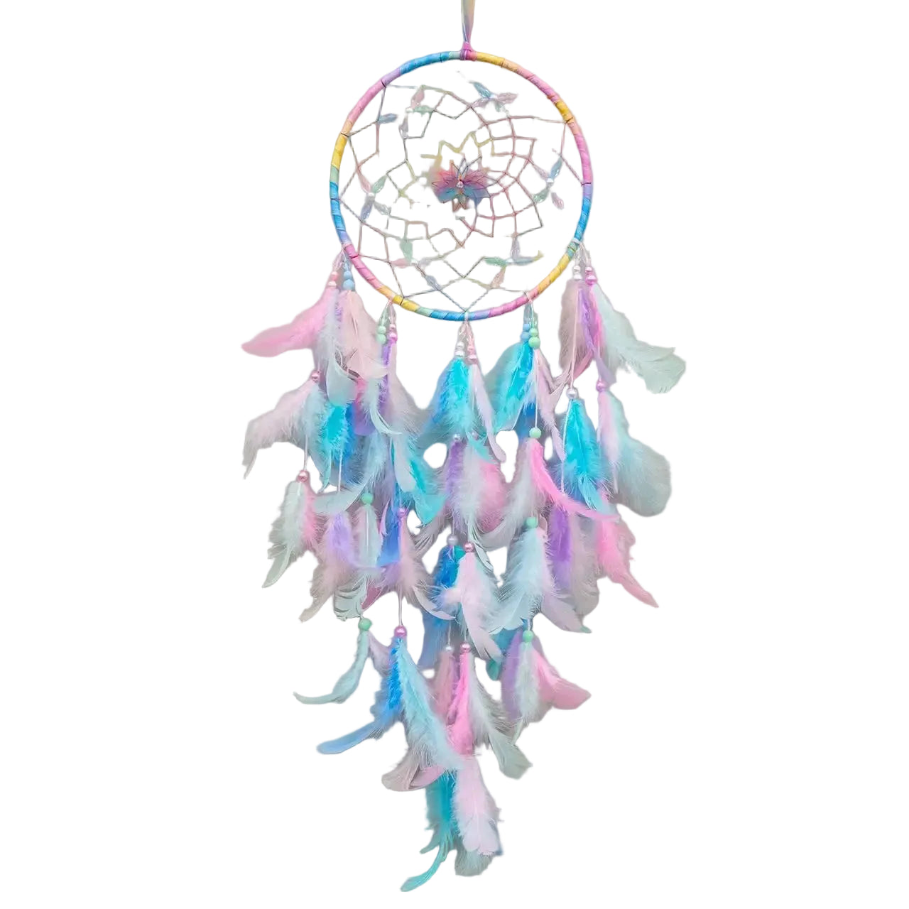 Tejesa Butterfly Feathers Dream Catcher /Wall Hangings Bedroom Decorations Handmade Ornnaments For Girls