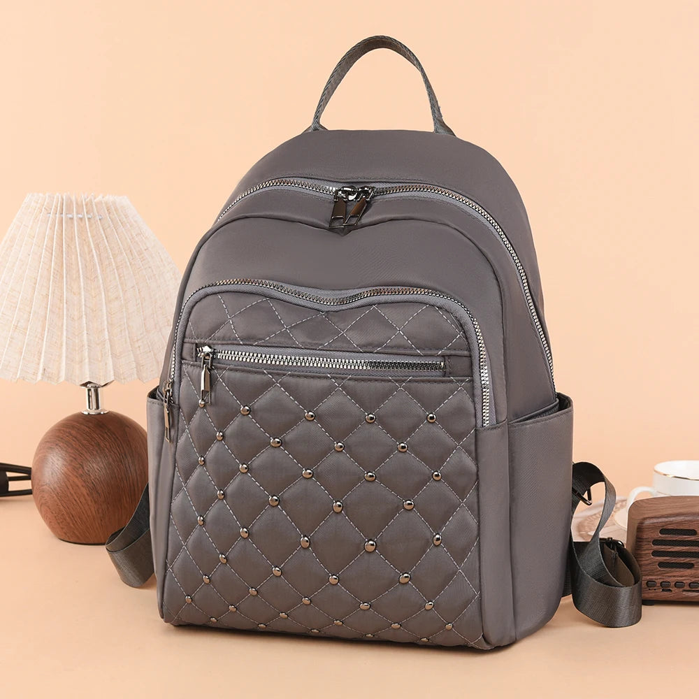 Tejesa Multi Pocket Backpack Revit Design Girls Shopping Backpack