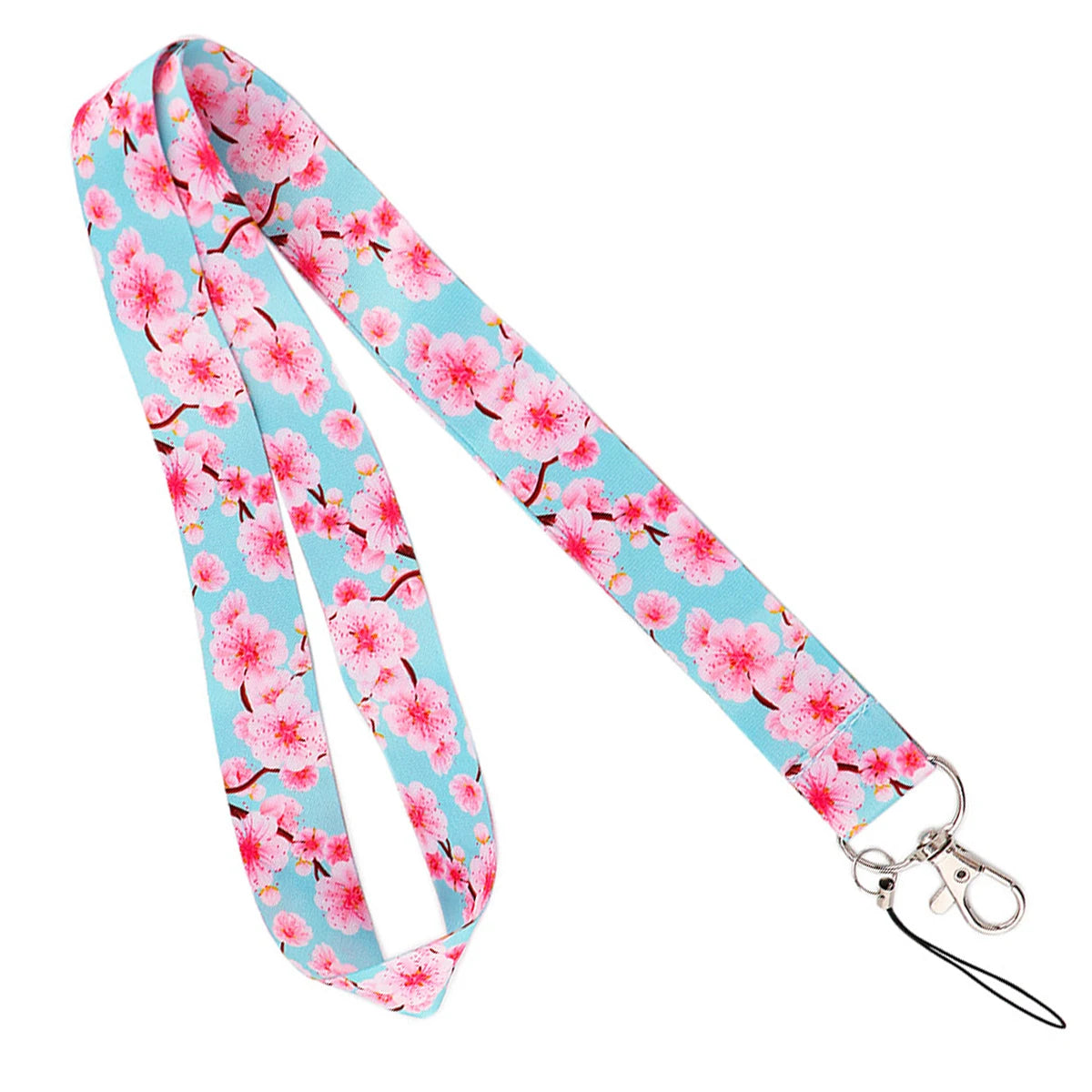 Tejesa 2pcs Beautiful Lanyard Keys Chain Badge Holder ID Credit Card Pass Hang Rope Lariat Mobile Phone Charm Accessories Gifts Wholesale