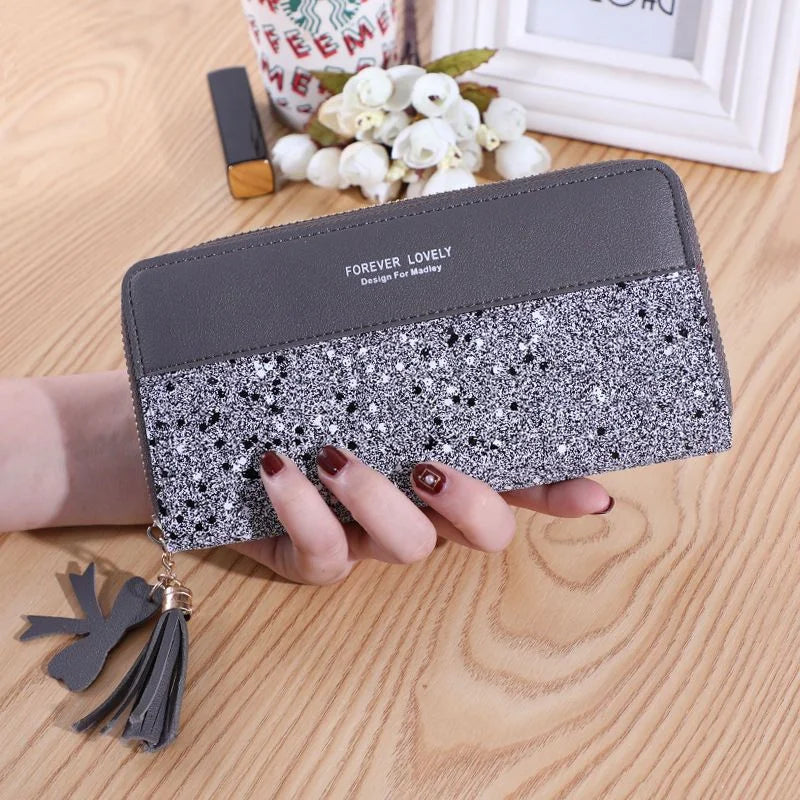 Large Capacity Simple Long Ladies Wallet Multiple Card Slots Fashionable Mobile Phone Bag Coin Purse Urban Style