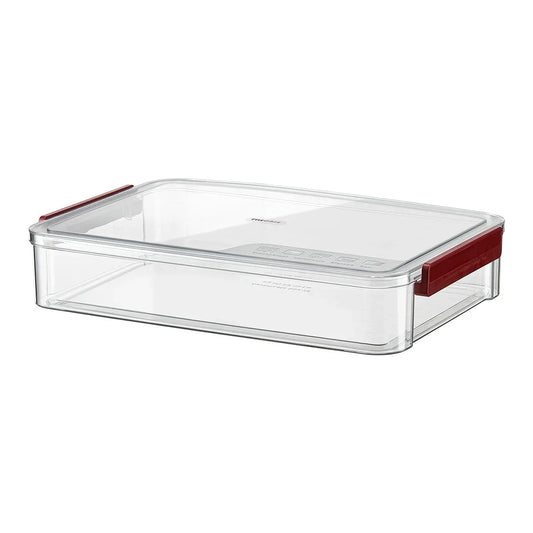 Hemasa A4 Transparent Storage Box Portable Plastic Large Capacity Document Stationery Jewelry Storage Case School Home Office Supplies