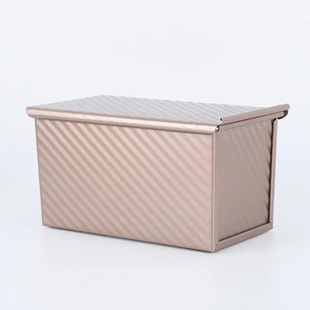 Hemasa 1Pcs Non-Stick Loaf Pan with Lid for Baked Bread - Oven Safe Bakeware for Home Kitchen