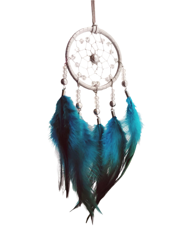 Hemasa Hand-woven   Feather Wind  Chime   Dream Catcher for Valentine's Day Gift Bedroom Hanging Ornaments Home Decoration