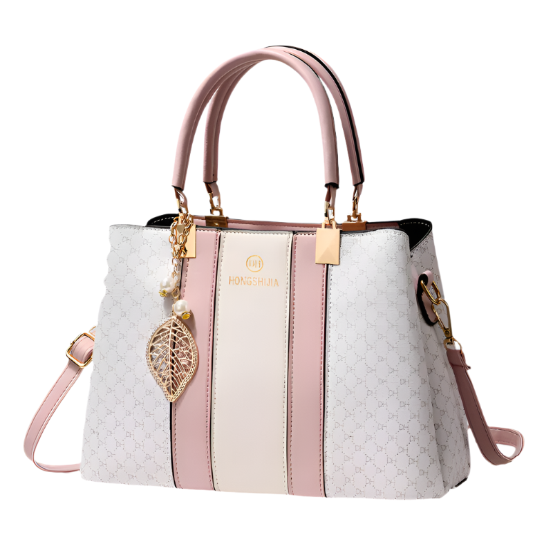 Hemasa  texture and versatile large capacity printed letter handbag