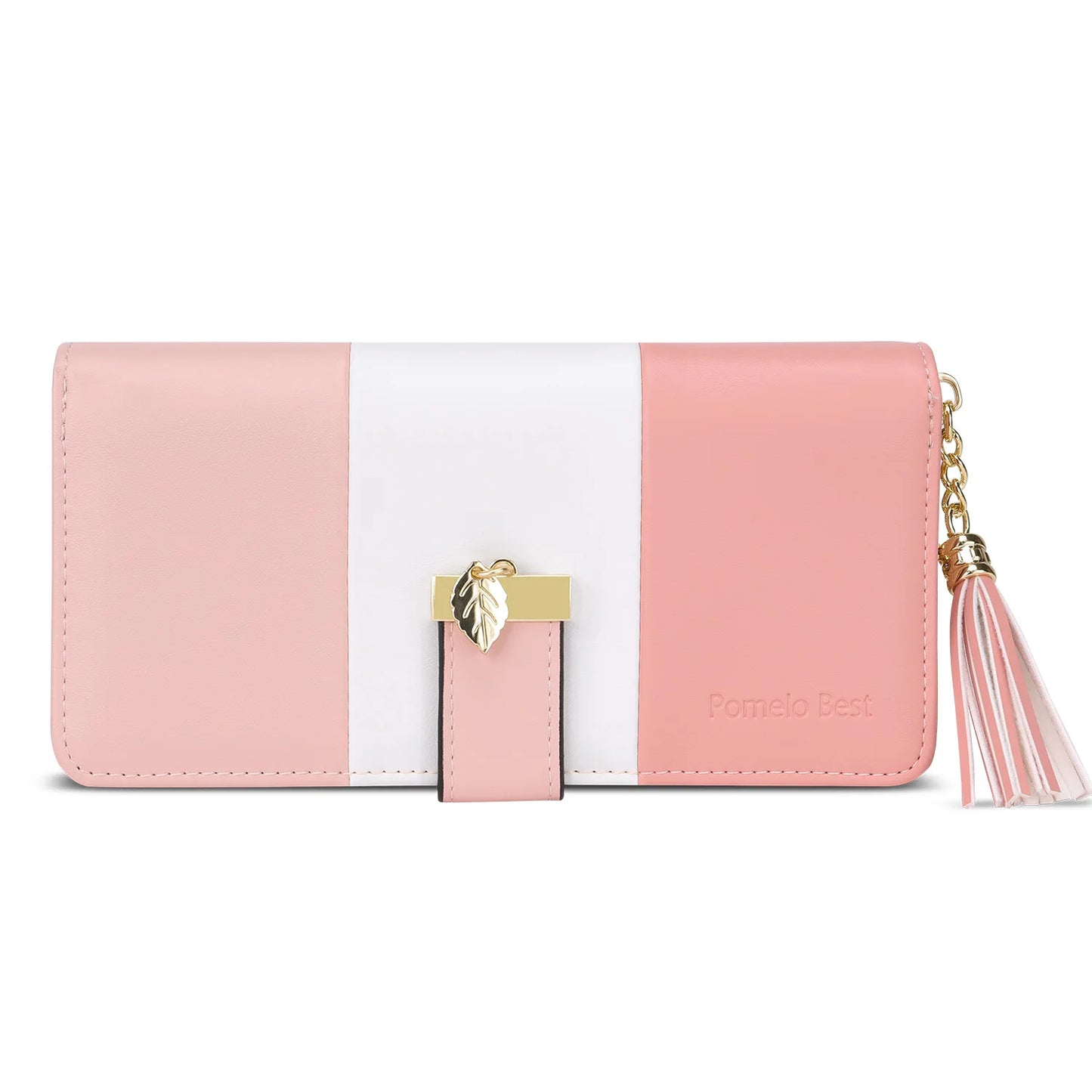 Tejesa  Womens Wallet RFID Blocking  Multi Credit Card Large Capacity Zip Around Clutch Travel Purse Wristlet