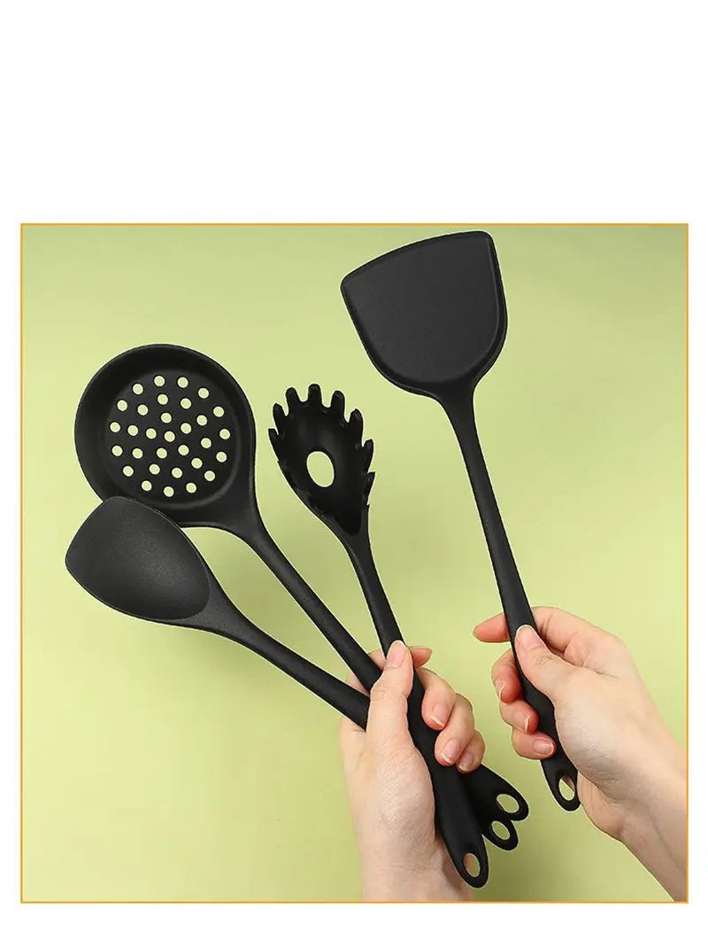1/4/8pcs Non-Stick Pans Silicone Spatula Soup Ladle Slotted Spoon Cooking Tools for Kitchen Kitchen Utensil