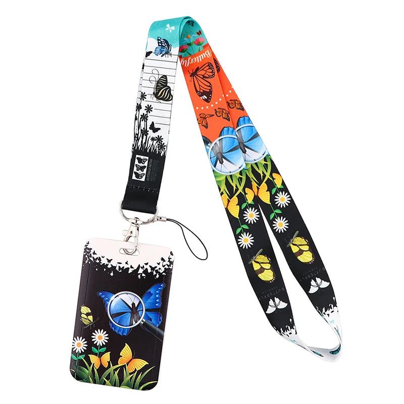 Tejesa Little daisy Lanyard for Key Cute Neck Strap Card ID Badge Holder Key Chain Accessories Wholesale