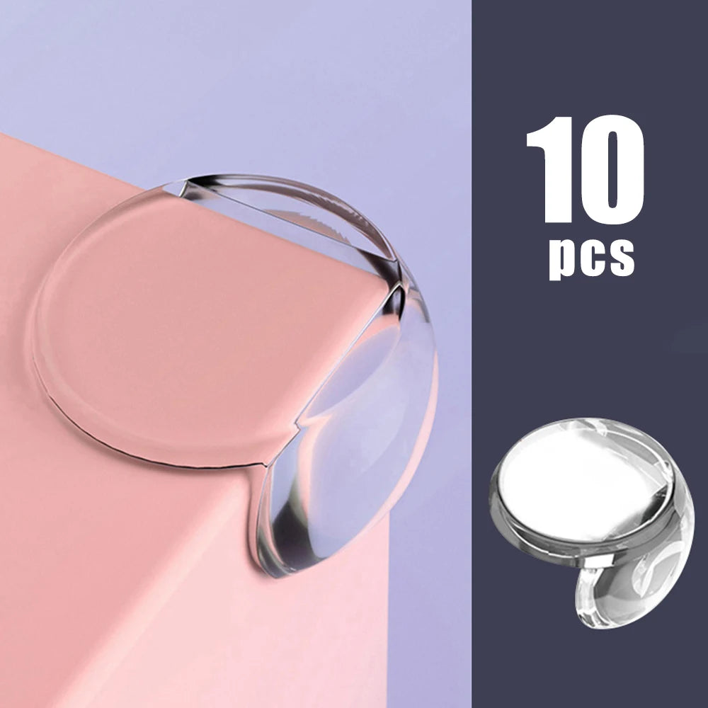 Hemasa 10PCS/4PCS Clear Anti-collision Coffee Table Furniture Corner Protectors Children's Soft Corner Sheathing Living Room Decor