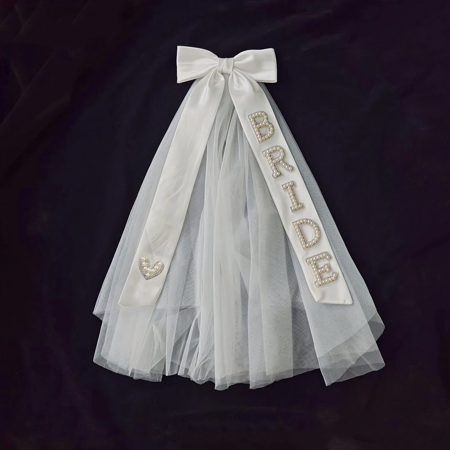 1PCS BRIDE TO BE Butterfly Knot Pearl Headcloth Creative Bridal Shower Party Supplies Engagement Outdoor Wedding  Favor Gifts