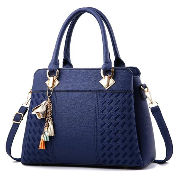 Hemasa Crossbody Bag  and handbag with tassel hanging Large Capacity Female Shoulder Bags Embroidery Tote