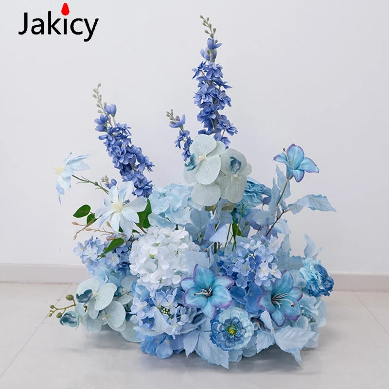 Wedding Decoration Hanging Flower Row Background Arch Decor Artificial Flowers Road Lead Flower Ball Floral Backdrop Arrangement
