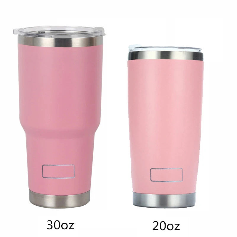 Hemasa 30oz 20oz Stainless Steel Tumblers  / Travel Glass Coffee Mug Double Wall Water Bottle