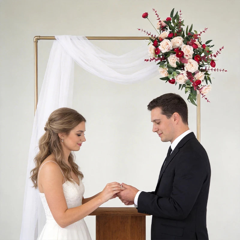Tejesa  Wedding Floor Flower Arrangements/ Artificial Eucalyptus Flower Decorations for Wedding Paths