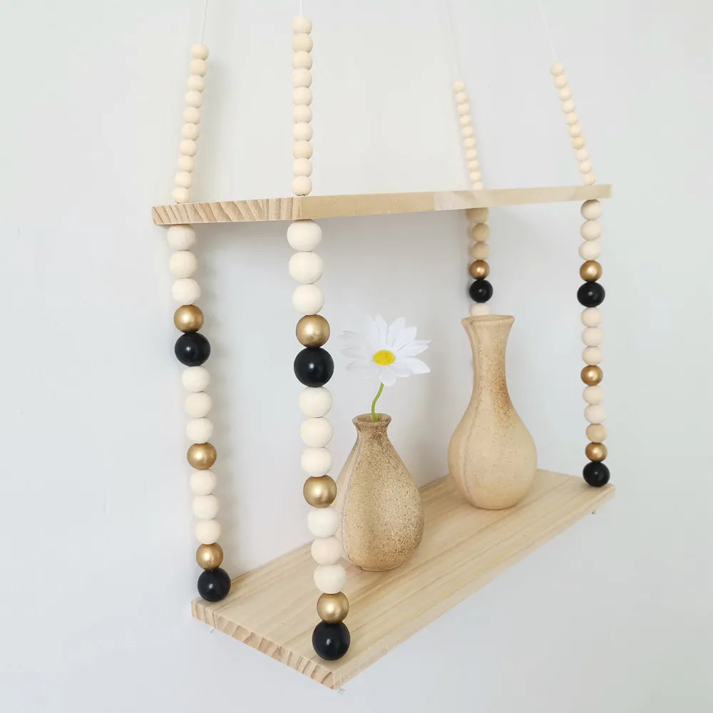 Kids Room Decoration Wooden Shelf For Kids Room Wood hooks Wall Wood Shelf For Children Boy Girl Room Wall Decor Shelf