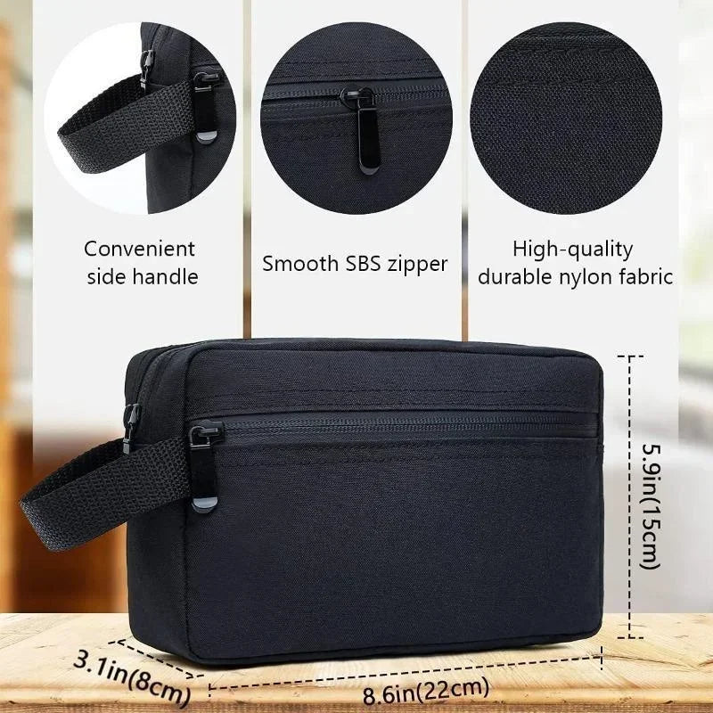 Portable Travel Portable Double-layer Waterproof Wash Bag Makeup Bag Makeup Brush Storage Bag Large Capacity Beauty Storage Bags
