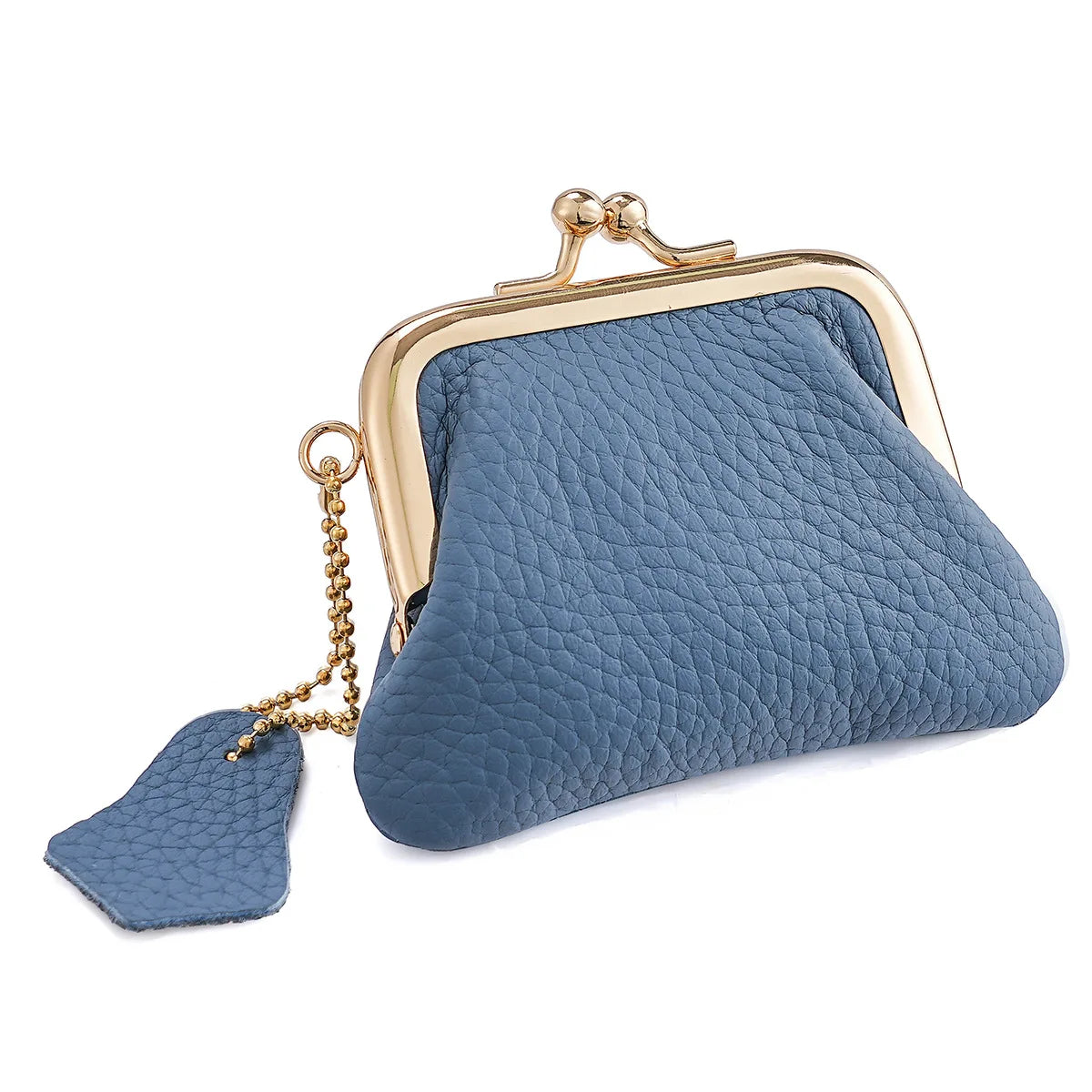 Tejesa  Multi-Color Genuine Leather Mini Coin Purse Compact Change Wallet Top Layer Cowhide Women Small Wallet