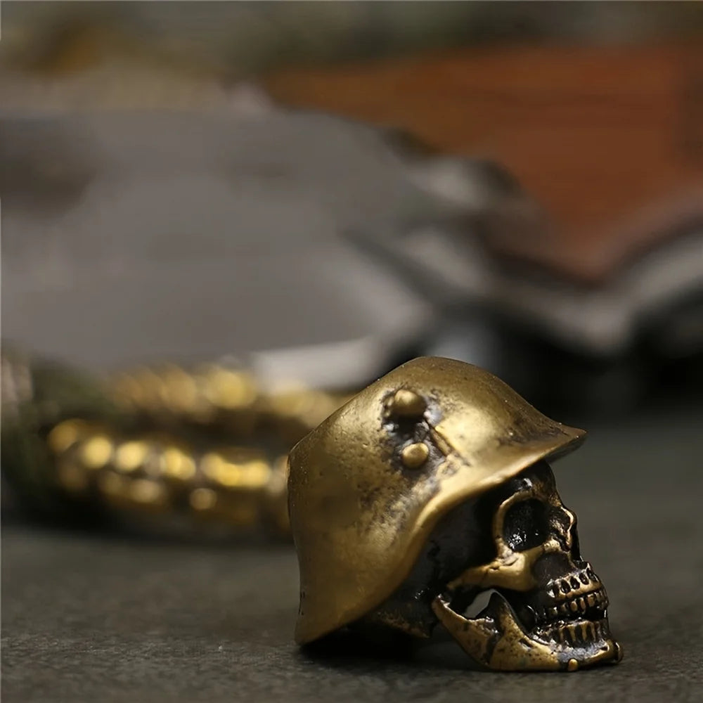 Hemasa  Skull Soldier Keychain Luggage Pendant