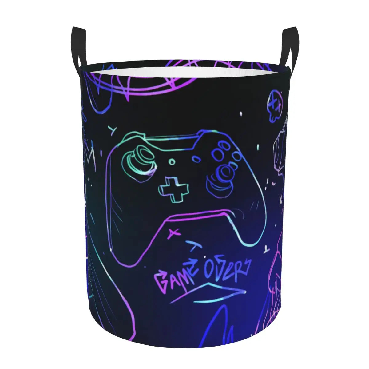 Hemasa Gamer Gaming Controller Laundry Large Clothes Storage Basket