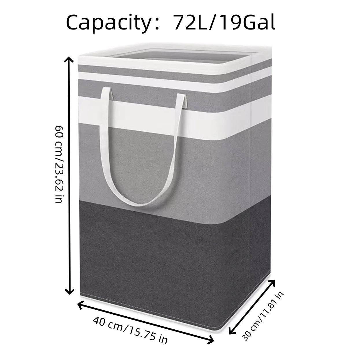 1PC Waterproof Foldable Hamper Portable Hamper Suitable For Bedrooms Laundry Rooms Dormitories