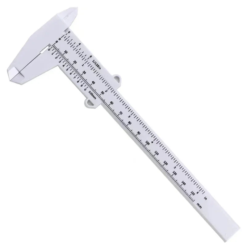 Hemasa 2Pcs Vernier Caliper/Plastic Caliper/Plastic Vernier Caliper, Student Caliper,Experimental Measurement Tool