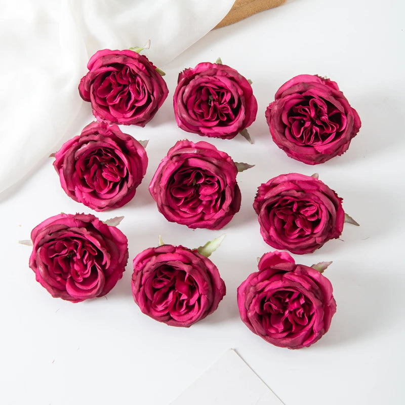 Artificial Flowers Silk Peony Home vase table Party Wedding Decoration Outdoor Garden Christmas Wreaths Flower Wall Scrapbooking