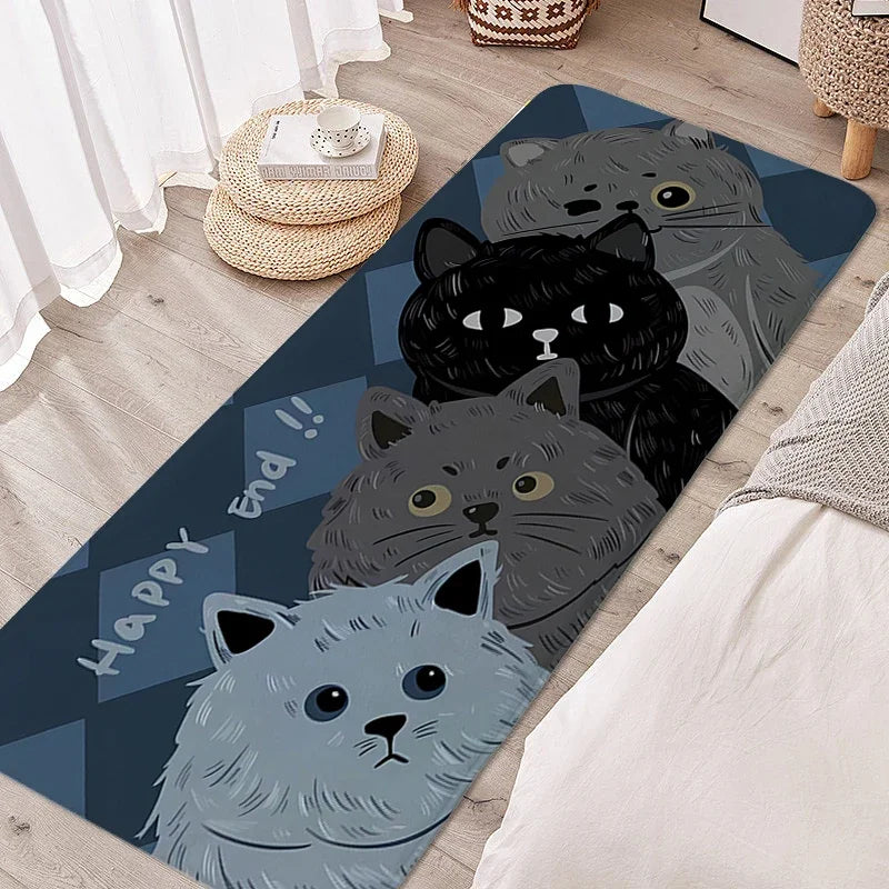 Tejesa  Cat Pattern Children's Room Carpet /Anti Slip Bathroom Mat/ Doormat Entrance Door Home Decoration
