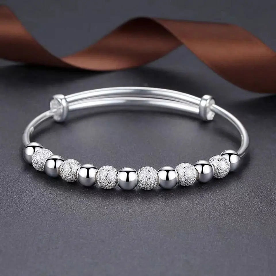 wholesale charms 925 sterling silver Lucky Beads bracelets Bangles Noble for women fashion party wedding jewelry Adjustable