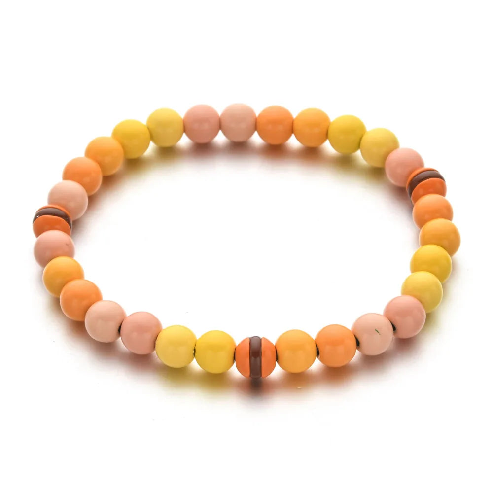 Hemasa  Stretchable Femme Colour  Beads Bracelet es for Women Gifts